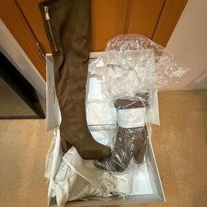 Marc Fisher Over the Knee Boots in Brown